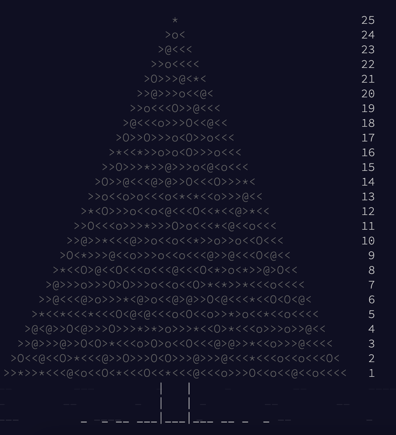 Advent of Code Christmas Tree